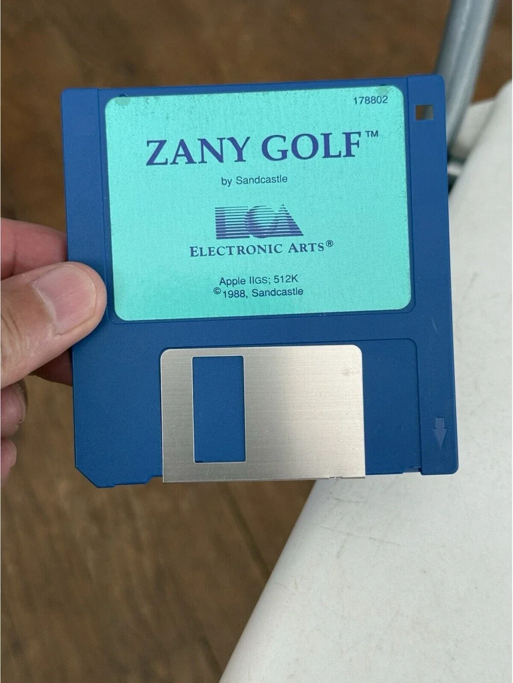 Zany Golf Diskette For Apple II GS , 1988